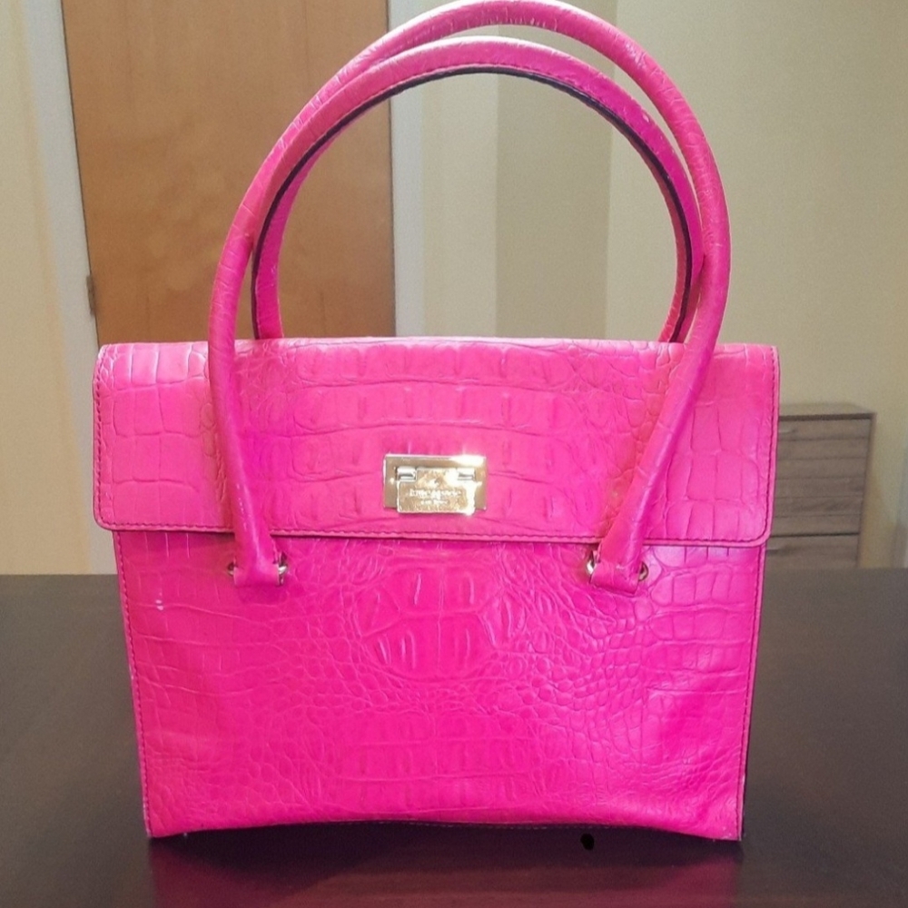 KATE SPADE NEW YORK Sinclair ORCHARD Valley PINK Sapphire LEATHER Bag PURSE